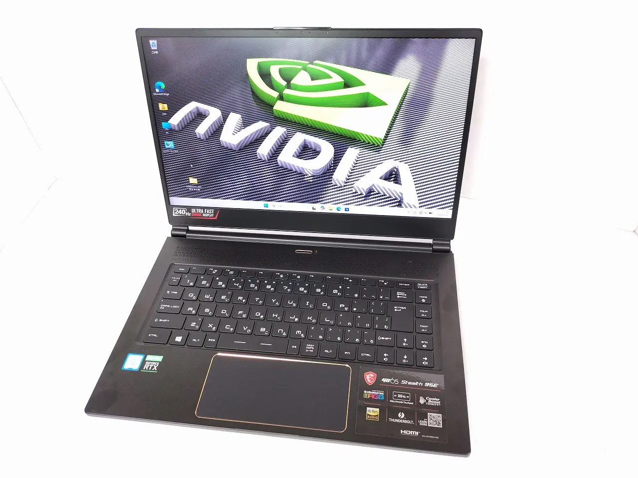 MSI GS65 Stealth 95E（第9世代CPU）
