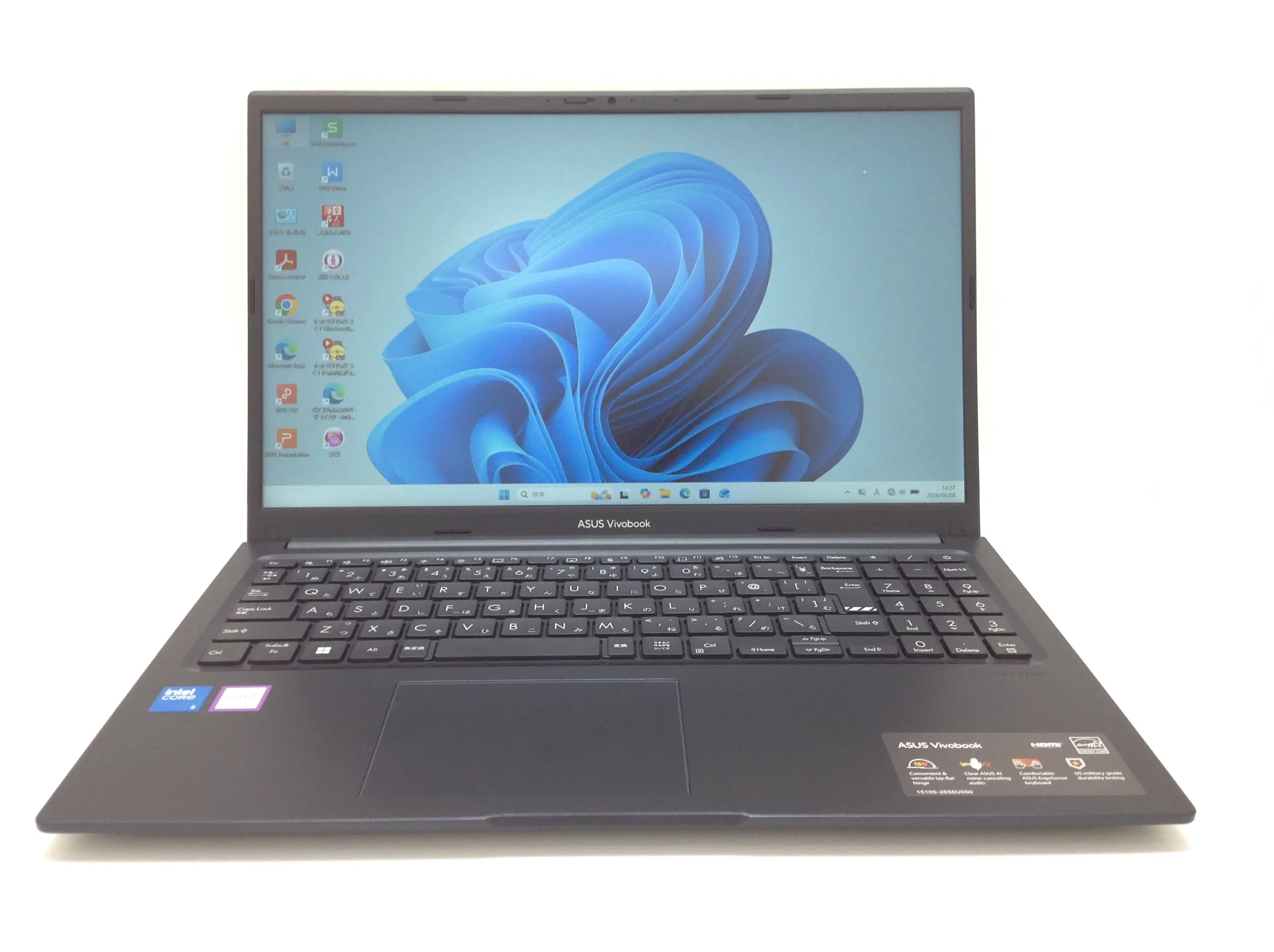 ASUS Vivobook 15 X1504VA-C5165KWS (第13世代CPU) メモリ16GB・SSD512GBモデル