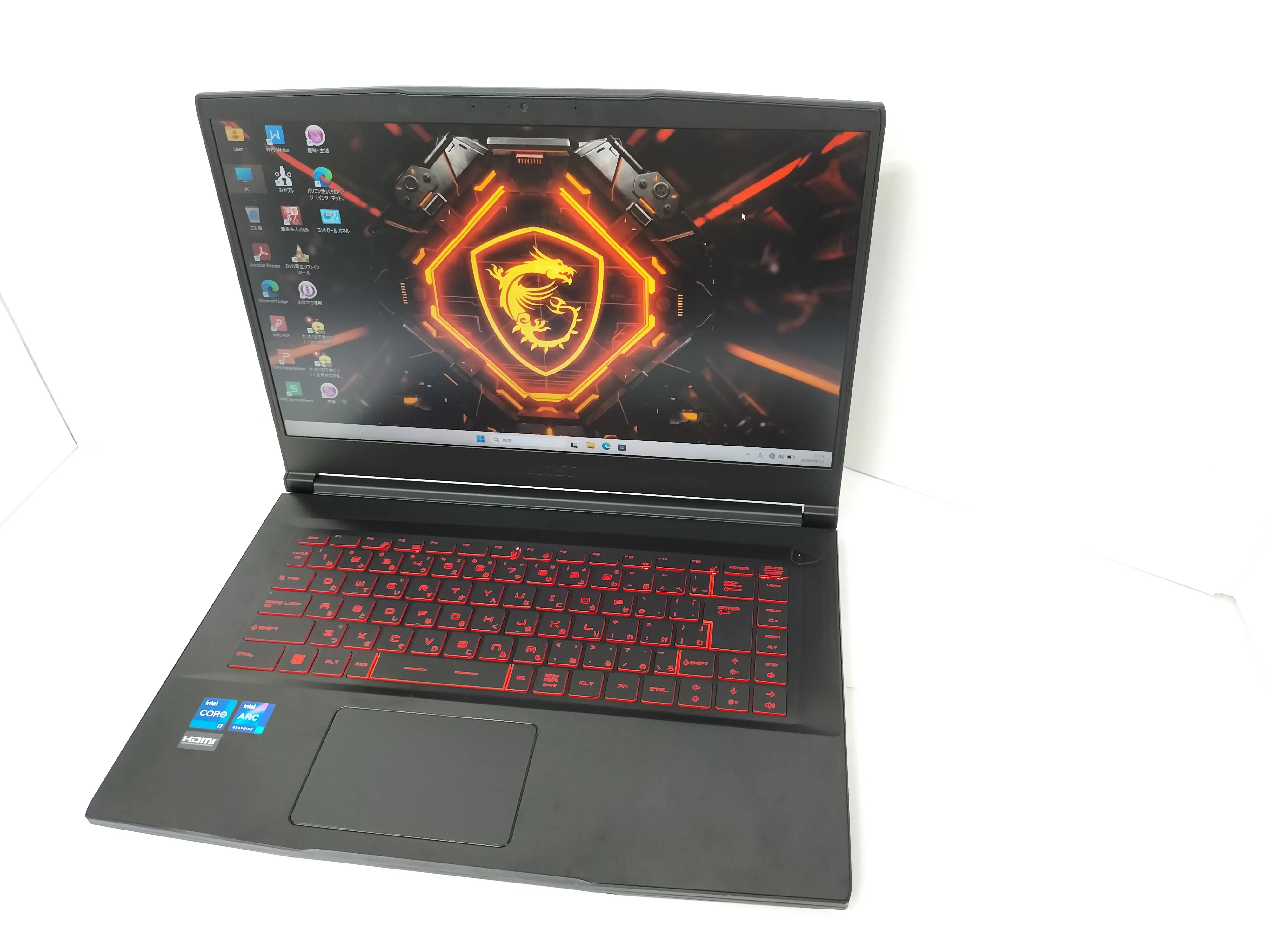 MSI Thin GF63 12HW-1502JP (第12世代CPU）