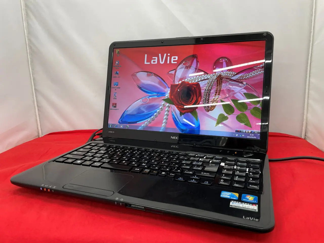 NEC LaVie LS550/DS6B （Windows7 64bit）