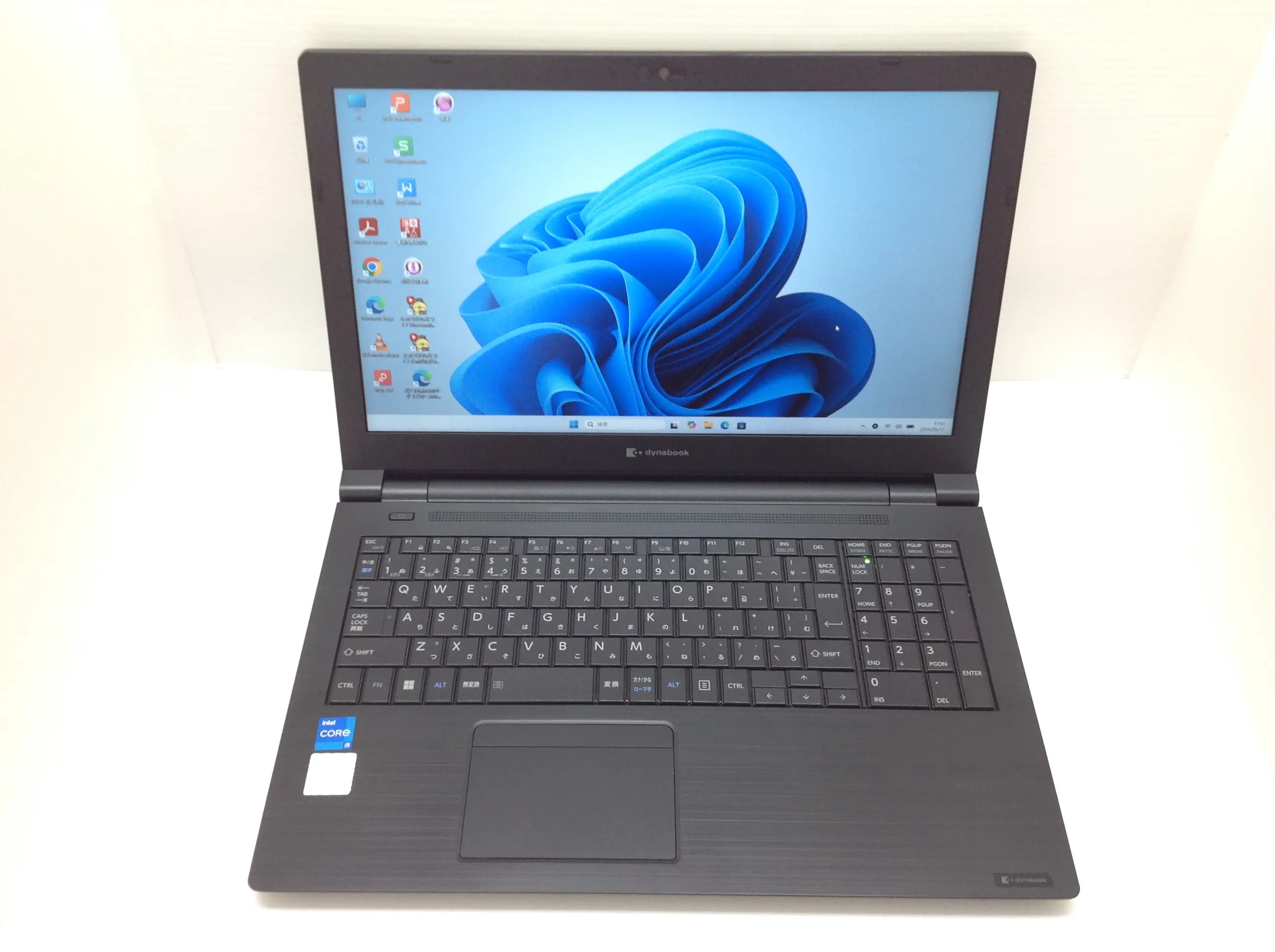 Dynabook(旧東芝) B55/KV (第12世代CPU) Win11・メモリ16GB・SSDモデル