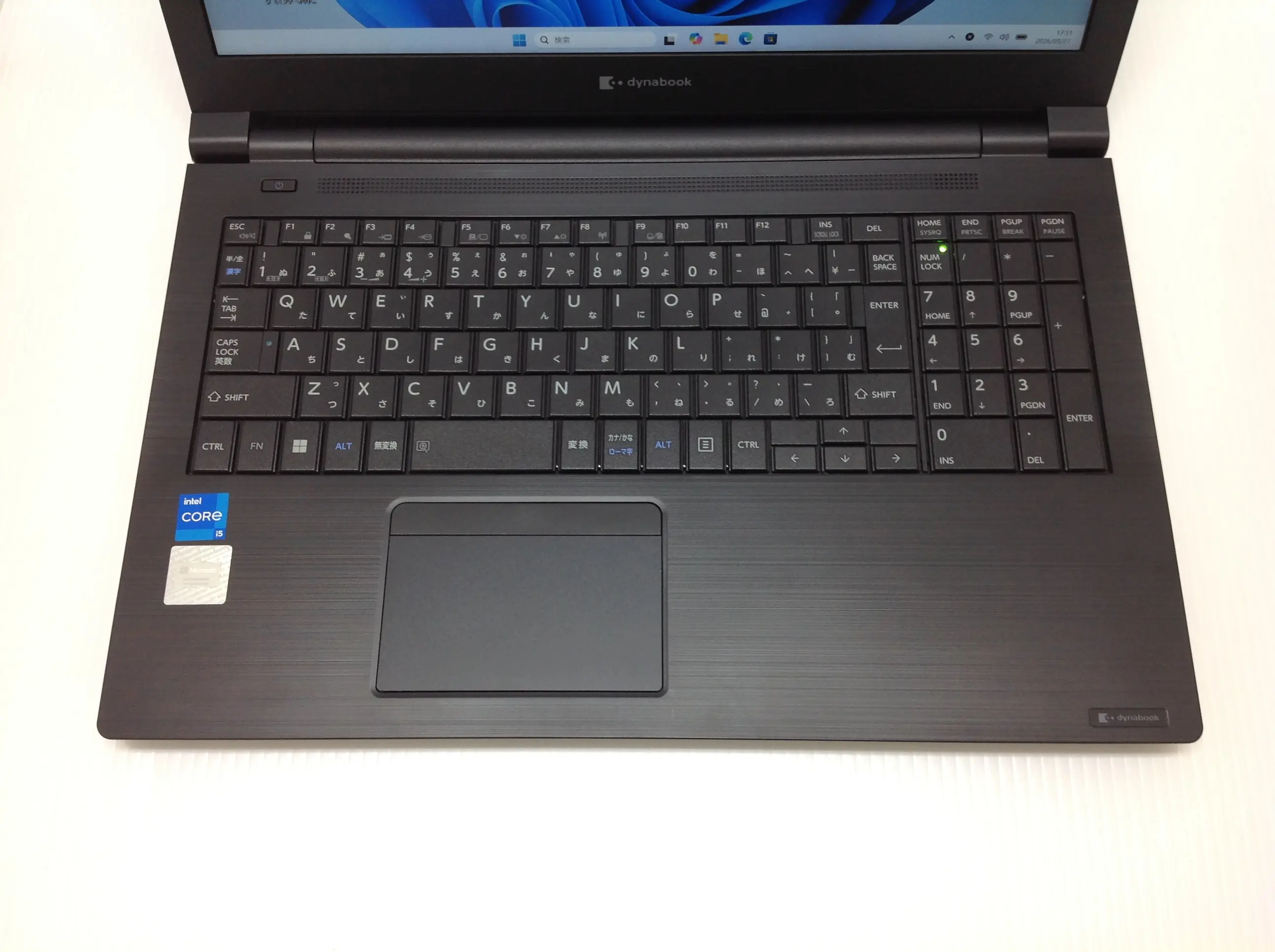 Dynabook(旧東芝) B55/KV (第12世代CPU) Win11・メモリ16GB・SSDモデル
