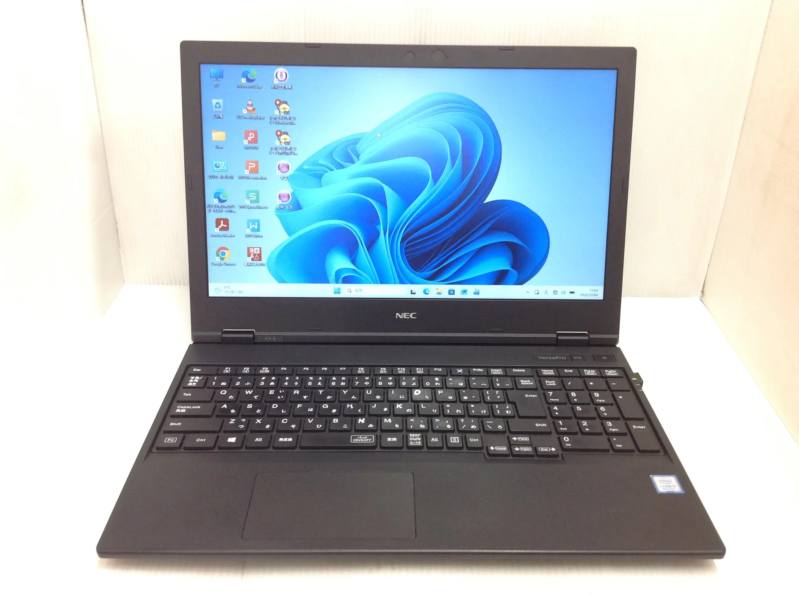 NEC VersaPro VX-5 PC-VRL21XZG5 第8世代のcpu NEC VersaPro VKL21/X-5 (第8世代CPU) Win11Pro・メモリ16GBモデル