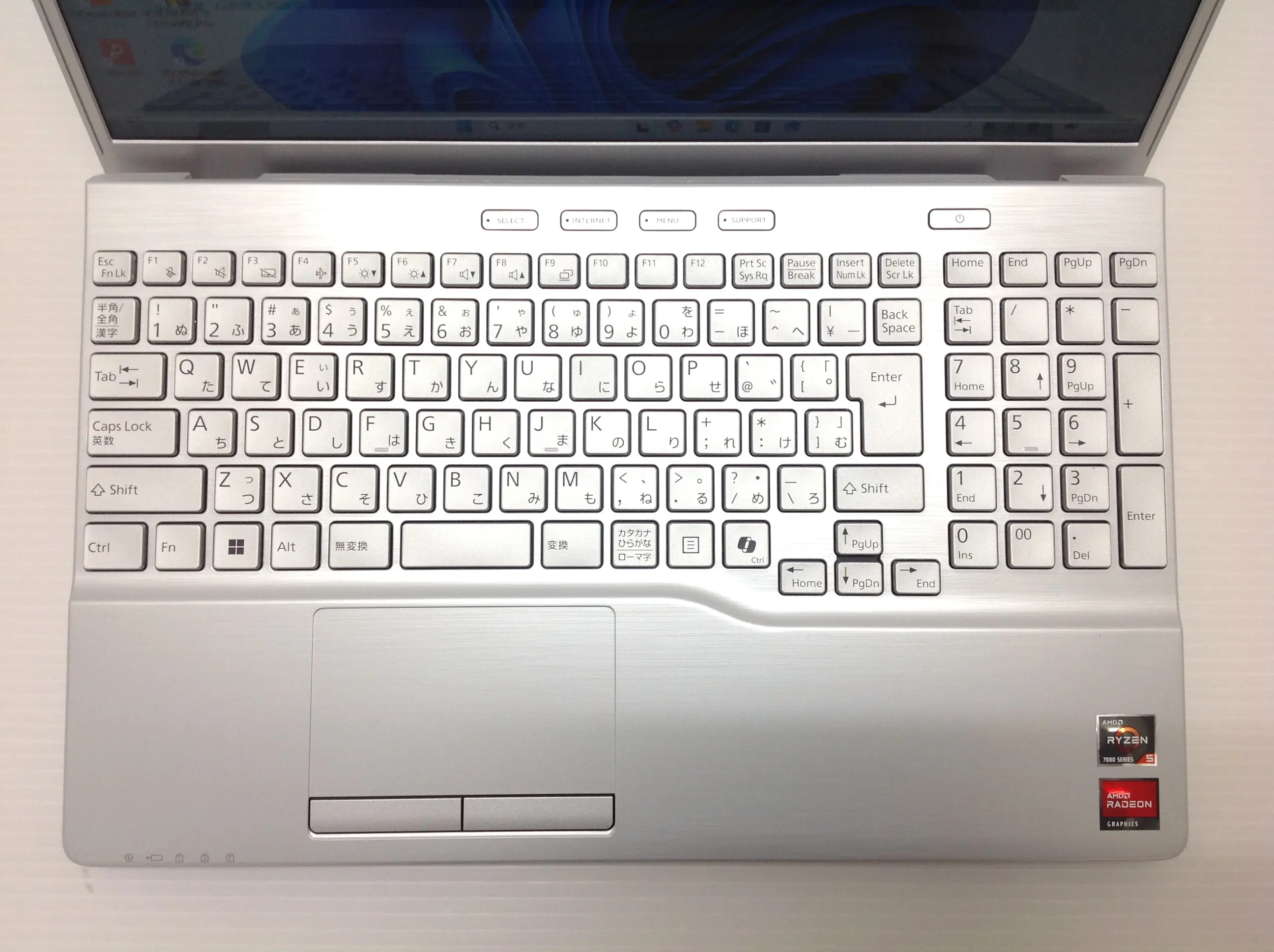 富士通 FMV Note A A500-K3 Win11・メモリ16GB・SSDモデル