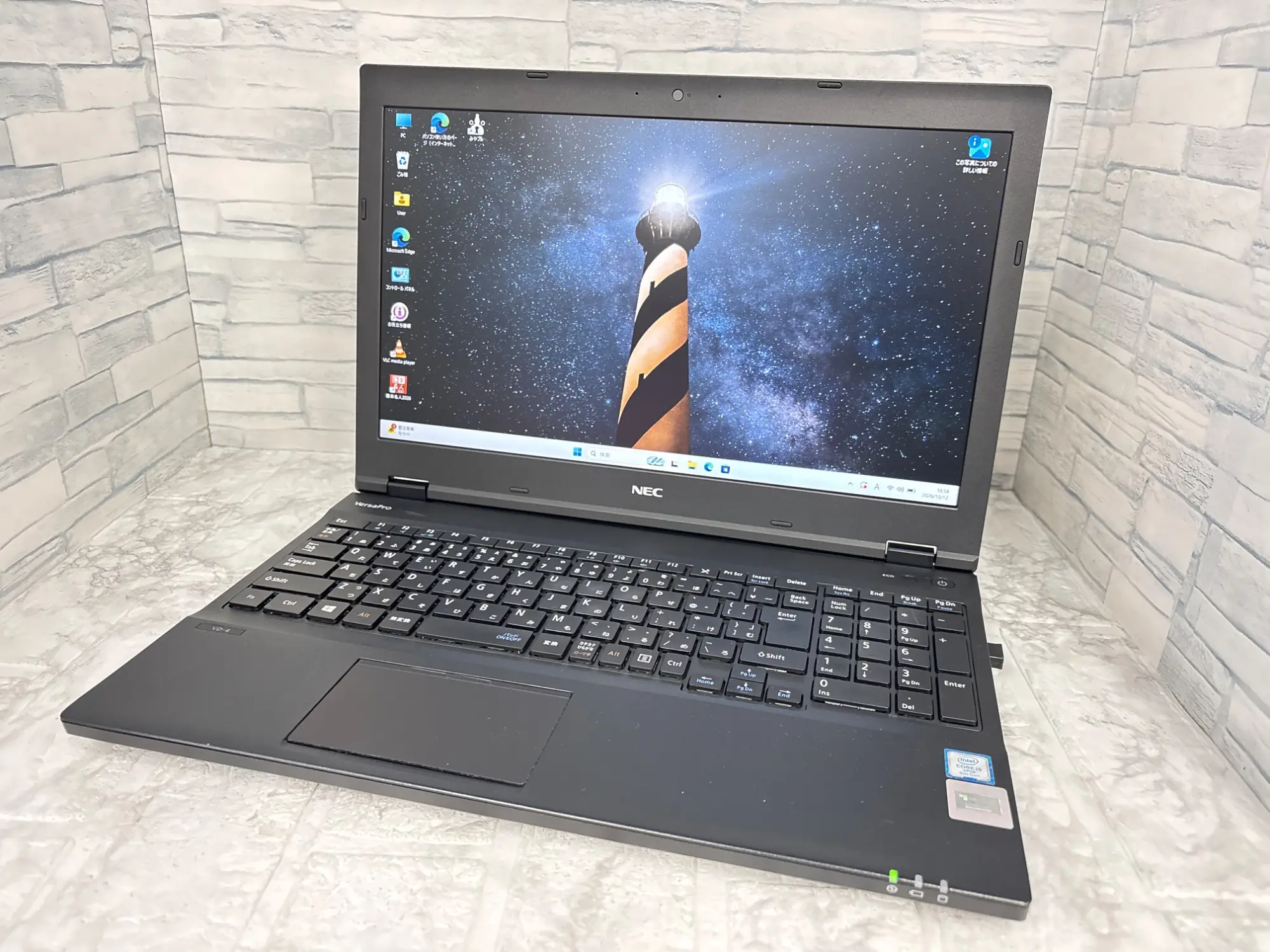 NEC VersaPro VKM17D-4( Corei5-8350U 1.9GHz / 8GB / SSD256GB )8世代
