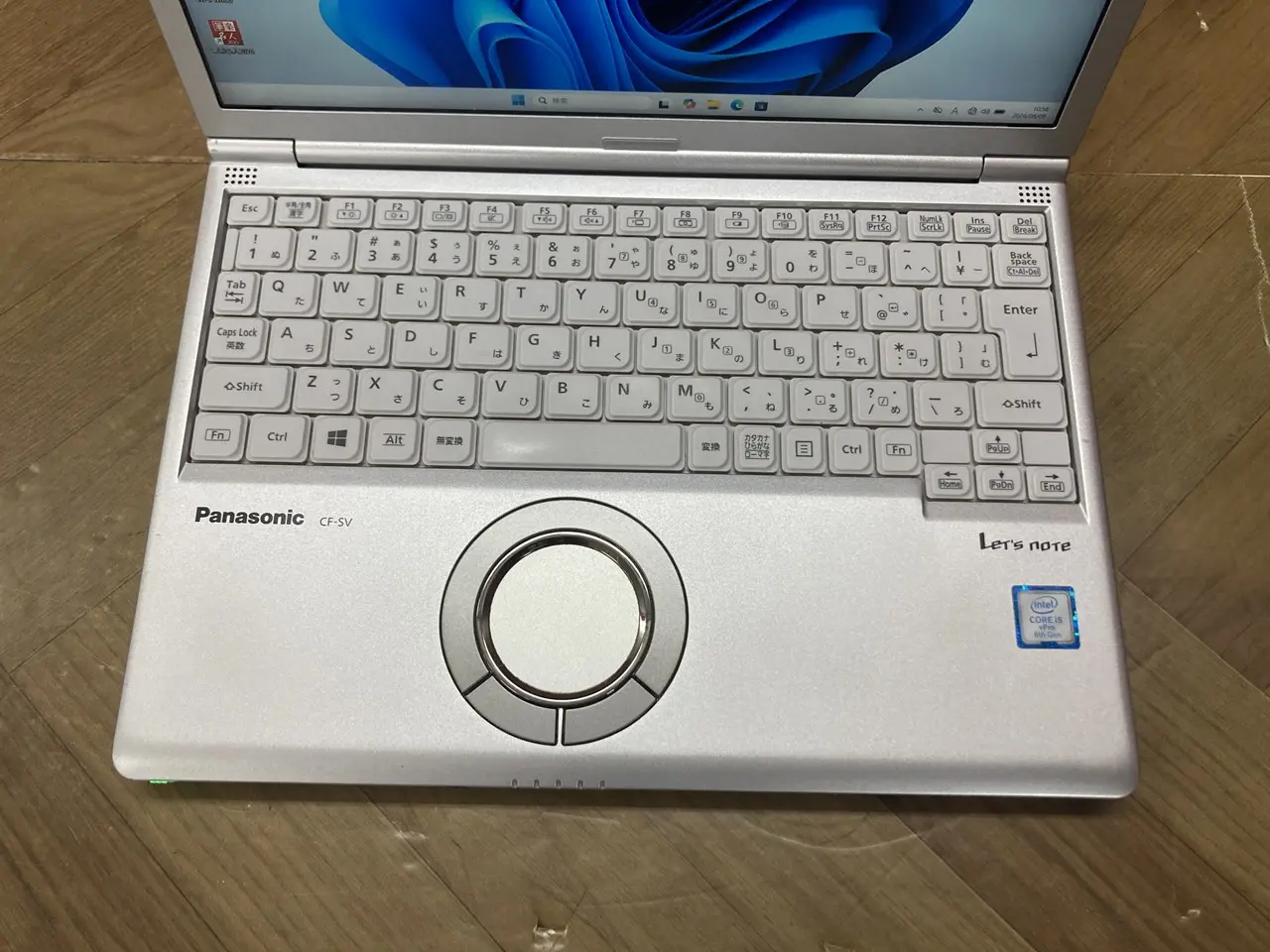 Let's note CF-SV8(CPU： Core i5 8365U 1.6GHz/メモリ：8GB/SSD：256GB)