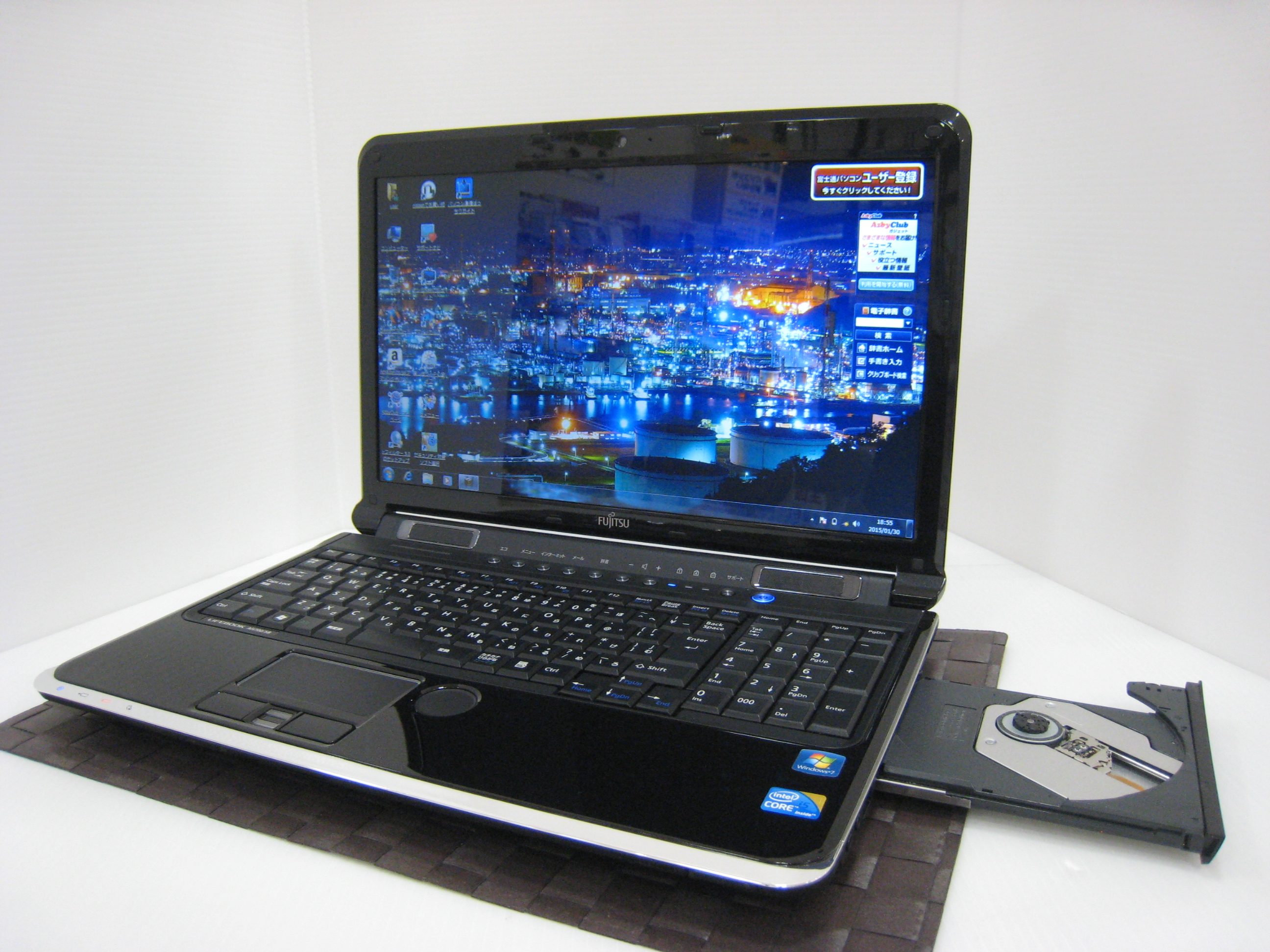 富士通 - 【*LILY*】☆お洒落な富士通 AH700/5B DVD オフィス☆ LIFEBOOK AH700/5B☆Windows 7 搭載☆【シーモールエスト 下関店